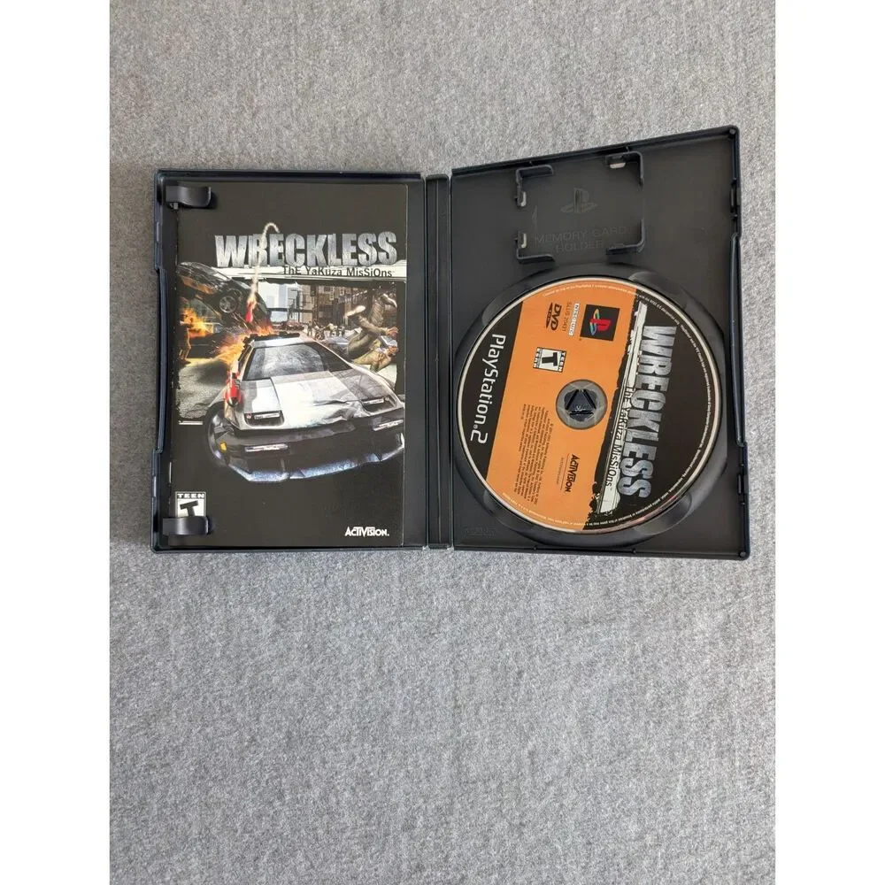 Wreckless: The Yakuza Missions PlayStation 2 PS2 Black Label Complete CIB